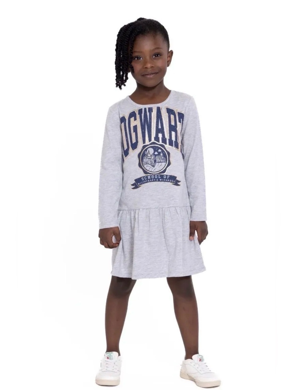 *NWT* Harry Potter Toddler Girls’ Drop Waist Dress with Long Sleeves, Size 18M